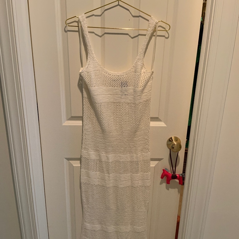 abercrombie crochet swim cover up